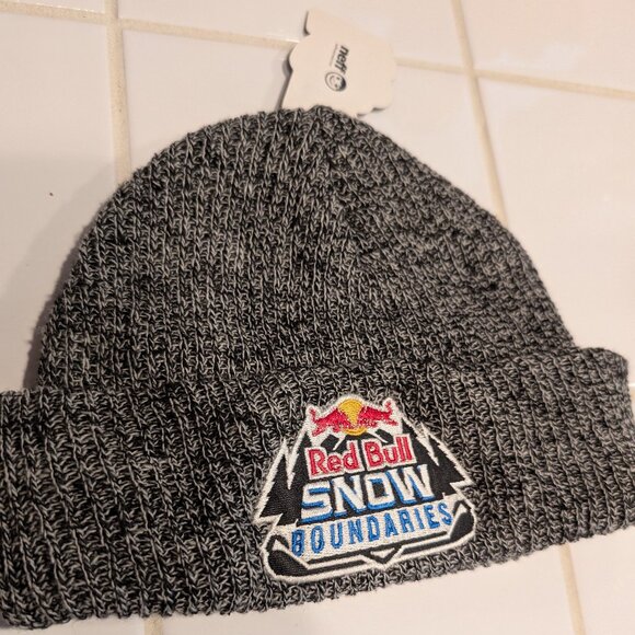 NEFF RED BULL Signature Series Snow Boundaries Snowboarding Promo Knit Beanie - Picture 2 of 3